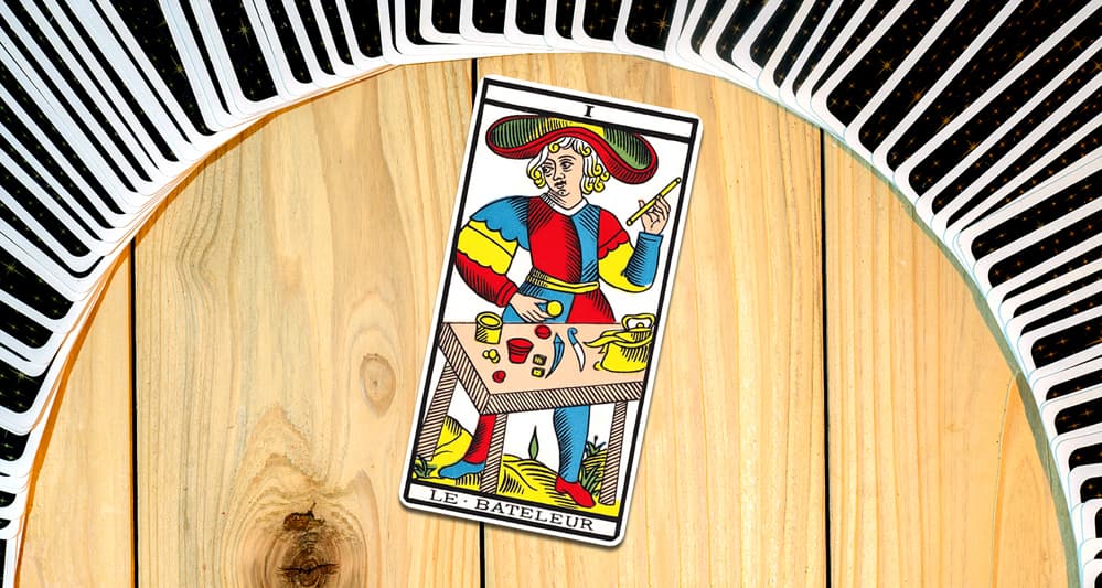 Le Bateleur dans le tarot de Marseille