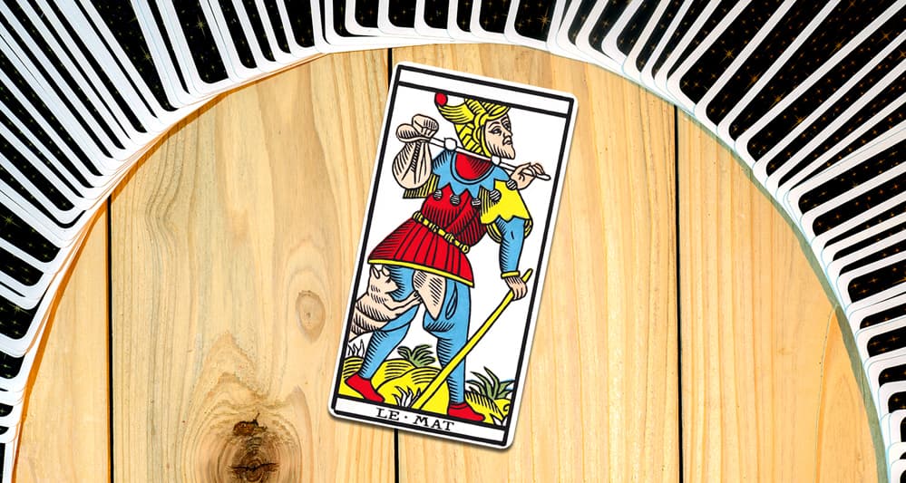 Le Mat dans le tarot de Marseille