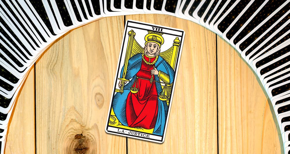 La Justice dans le tarot de Marseille