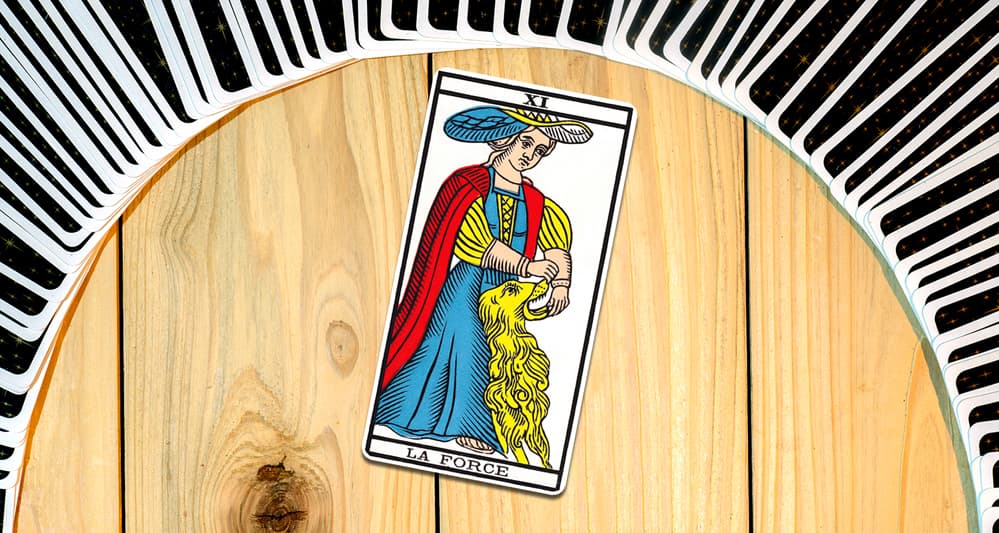 La Force dans le tarot de Marseille