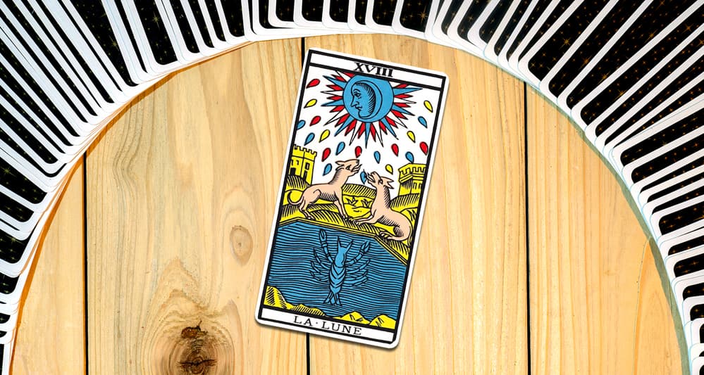 La Lune dans le tarot de Marseille