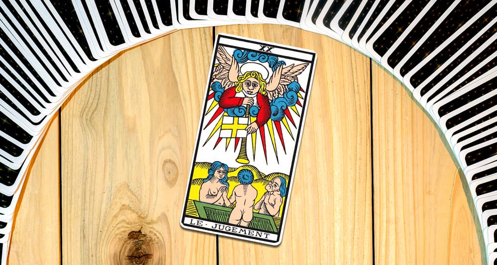 Le Jugement dans le tarot de Marseille
