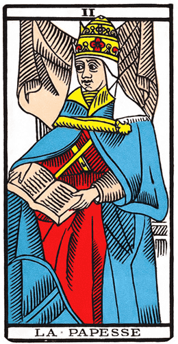 Carte de Tarot, La Papesse