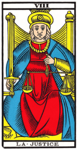 La Justice dans le Tarot de Marseille