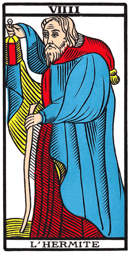 Carte de Tarot, L'Hermite
