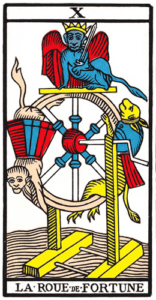Le Roue de Fortune dans le Tarot de Marseille