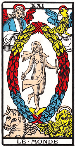 Carte de Tarot, Le Monde