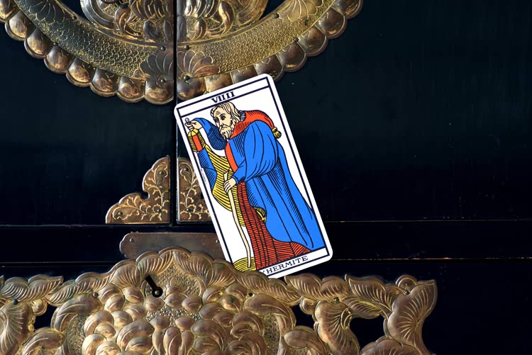 Le nom de L'Hermite dans le tarot