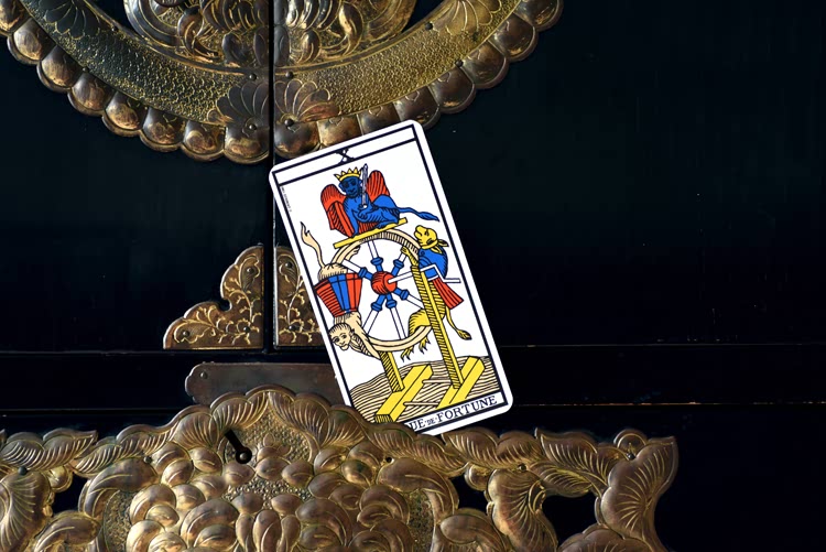 Le nom de La Roue de Fortune dans le tarot
